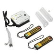 thumbnail image 2 of Crane Industrial Remote Control, Anti Drop ABS Wireless Crane Remote Control Double Handle Power Monitoring  for CNC for Coal Mining Machinery AC24V, 2 of 7