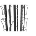 thumbnail image 4 of FixtureDisplays® Up to 9.9" Wide 16 Adjustable Pockets Display Rack, Greeting Post Card Christmas Holiday Spinning Rack Stand.Pocket Size: 4.5-9.9" Wide X 5.8" Tall, 16 Pockets. 11602-BLACK, 4 of 7