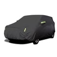 thumbnail image 1 of Car Cover Full Sedan Covers with Reflective Strip Sunscreen Protection Dustproof&Waterproof Scratch-Resistant Universal S, 1 of 7