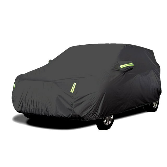 Housse de Voiture Housses Intégrales pour Berline avec Bande Réfléchissante Protection Solaire Antipoussière et Imperméable Résistant aux Rayures Universel TTG