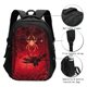 thumbnail image 3 of Fotbe Black Spider Web With Spiders Mochila con Estampado y Puerto USB para Hombre y Mujer, Mochila Antirrobo, Mochila de Viaje, Mochila Escolar, Mochila Universitaria, 3 of 7