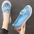 thumbnail image 4 of Fesfesfes All-Season Shoes Teen Girls Casual Women's Shoes New Mesh Hollow Breathable Low Top Flat Bottom Walking Shoes US:6(37), 4 of 4