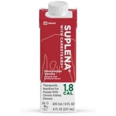 Suplena Ready-to-Drink Homemade Vanilla Institutional with Carb Steady , Gluten-free, Therapeutic Nutrition