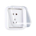 thumbnail image 1 of Self-Adhesive Waterproof Socket Cover with Tool-Free Installation, 90-Degree Opening Lid for Type 86 Switches and Sockets to Enhance Electrical Safety, 1 of 5