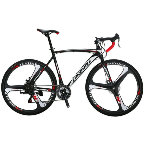 700C Road bike Eurobike XC550 for Mens and Womens 54cm/49cm Frame,Bicycle 700C Wheels,21 Speed Dual Disc Brake Commuter Bicycles Adult