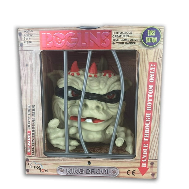 Puppet Boglins Foam Monster King Baber con ojos rojos, 20 cm, niños a partir de 5 años