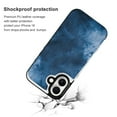 thumbnail image 2 of Compatible with iPhone 11 12 13 mini 14 15 16 Pro Max Plus Wallet Case with Card Holder, PU Leather Kickstand Card Slots Case ( Tie-Dye Blue, iPhone 16 Pro), 2 of 7