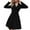 Black, variant on Blazer Dress For Women Lapel Neck Double Breasted Knee Length Elegant Blazer Dress Long Sleeve Work Office Formal Button Blazers Belt Waisted Suit Dress