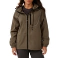 thumbnail image 1 of RXMEKW Womens Spring Jacket, Reflective Striped Skiwear Jacket with Windproof and Water-Repellent Properties, 1 of 8