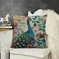 thumbnail image 2 of Watercolor Birds Elk Decorative Throw Pillowcase Cushion Cover (), 2 of 5