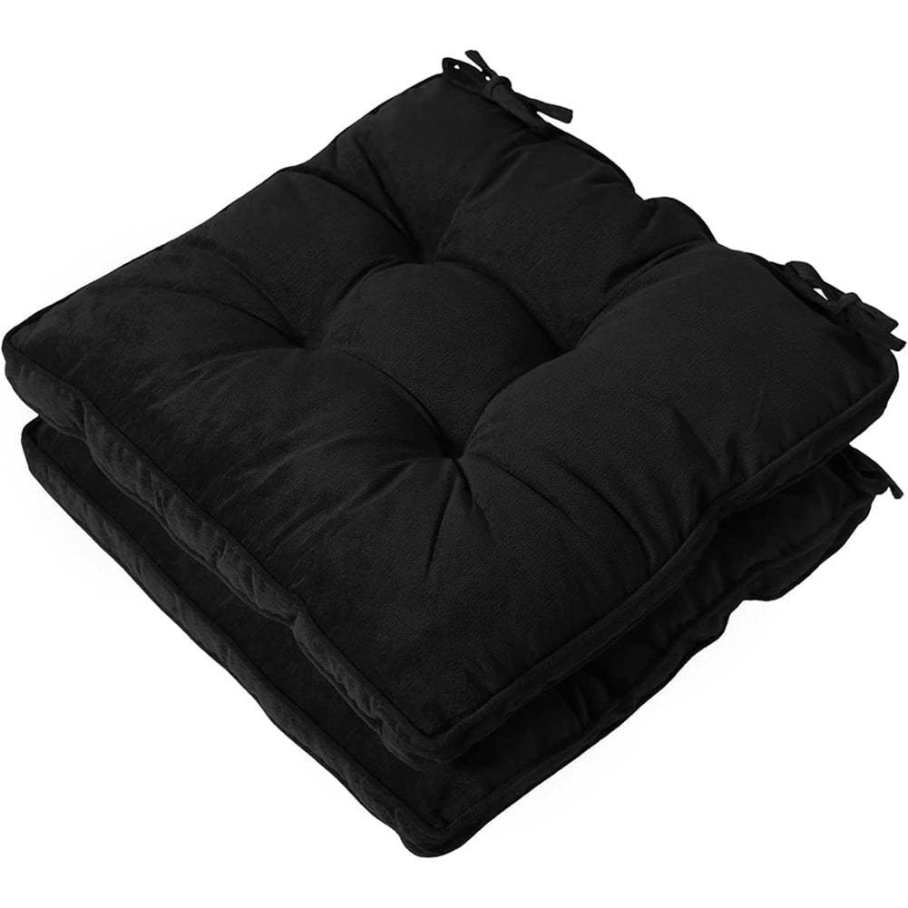 Chair Cushion With Ties 18 X 18 Inch Indoor Outdoor Cushions For Dining
