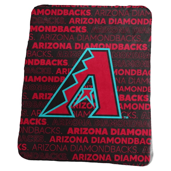 Logo Brands Arizona Diamondbacks 50" x 60" Classic Fleece Throw Blanket