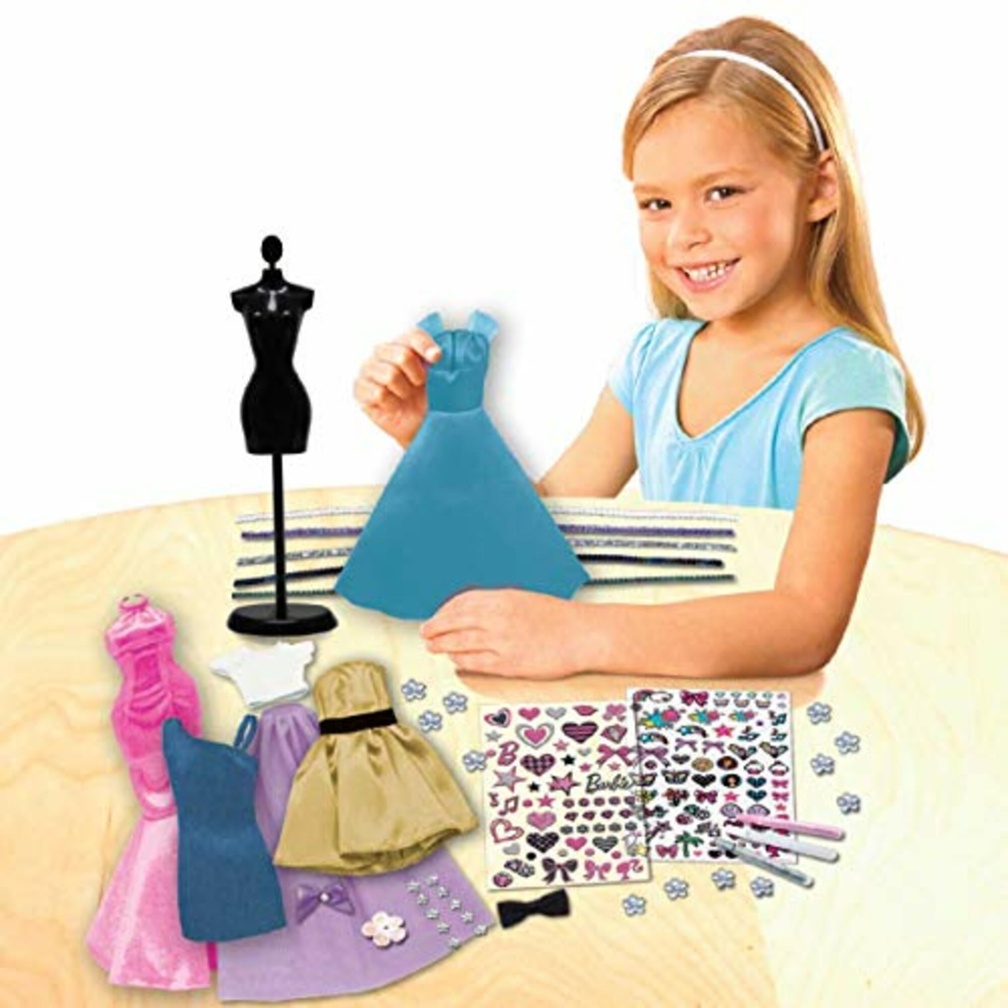 Barbie Be A Real Fashion Designer (Classic) - Design Your Own Barbie Doll Outfits, Over 150 Pieces Inside, 5 Outfit Set, Kids Ages 3+