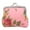 Pink, variant on Coin Purse,Floral Change Purse,Canvas Coin Purse Wallet with Clasp,Kiss Lock Coin Wallet for Women Girls Phone Pouches