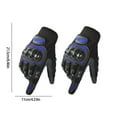 thumbnail image 3 of Steadline All-Season Motorcycle Riding Gloves with Touchscreen Fingers - Anti-Slip Reinforced Palm for Better Grip - Breathable Mesh Design for Comfortable Long Distance Riding, 3 of 6