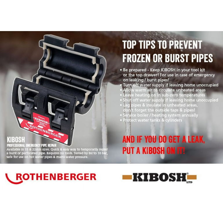 Rothenberger pipe 2024 repair clamp