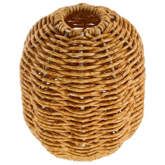 Imitation Rattan Vase Woven Flower Vase Decor Artistic Dried Flower Vase Rustic Farmhouse Vase