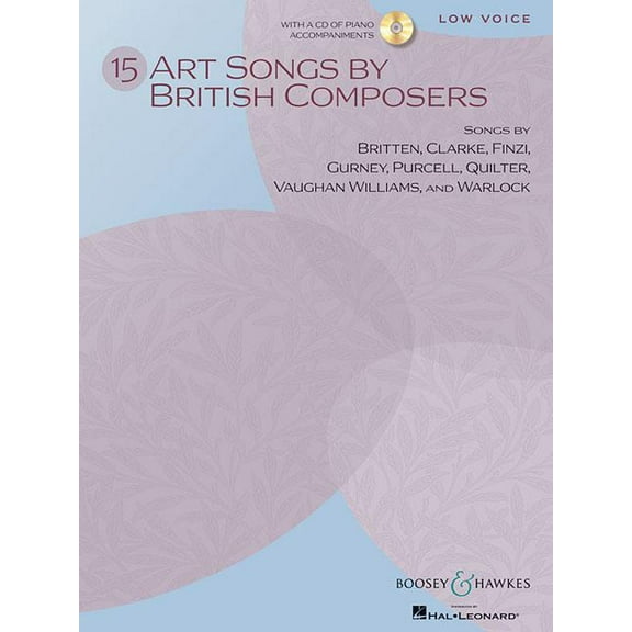 15 Art Songs by British Composers : Low Voice, Book/Online
