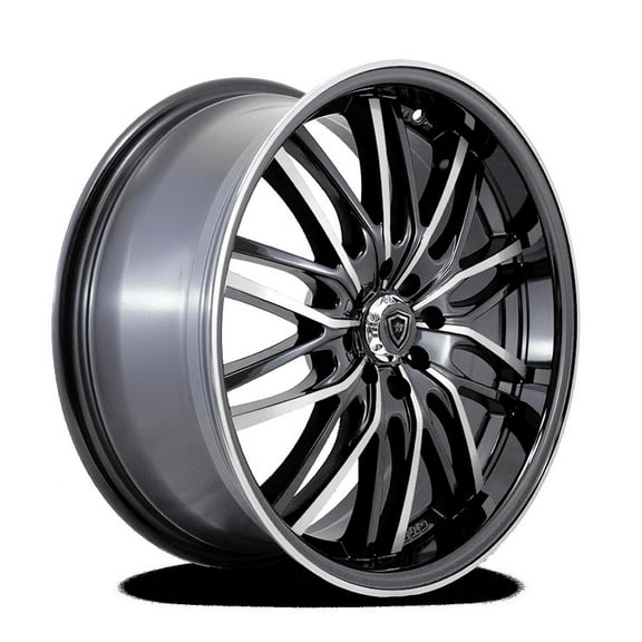 17X7.5 10-100/114.3 W-DIAMOND #3108 Machine/Black Trim Wheel (B-P) 35/73.1