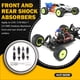 thumbnail image 3 of Bewildely Amortiguadores Diseño innovador Mano de obra exquisita profesional Larga vida útil Reemplazo para 1/18 Mini-T 2.0 2WD Kits de construcción modelo Negro, 3 of 6
