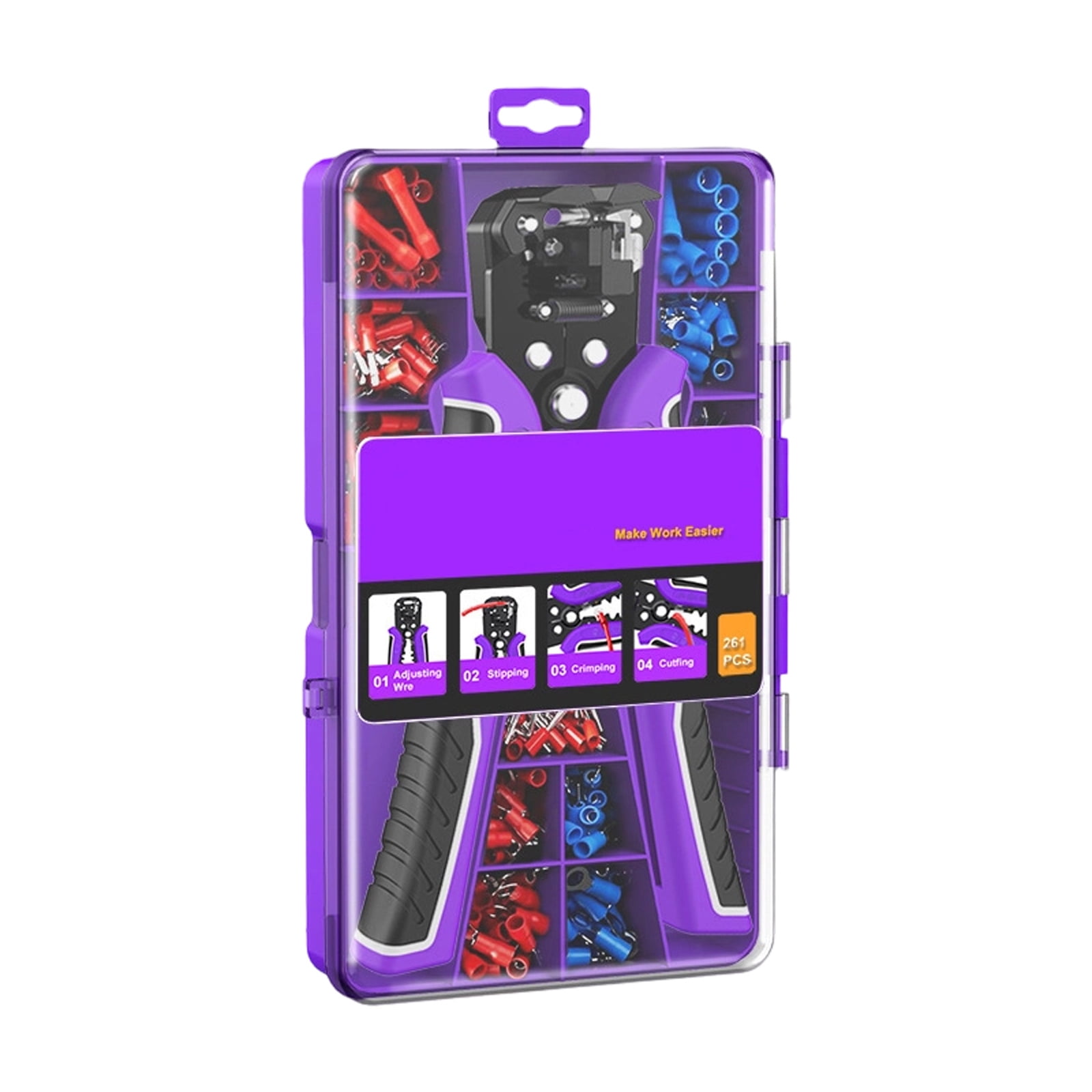 Durability Iron Alloy Alloy Wire Stripper For Long Term Use Wire Cutter Crimper Suitable For Multiple Repair Tasks