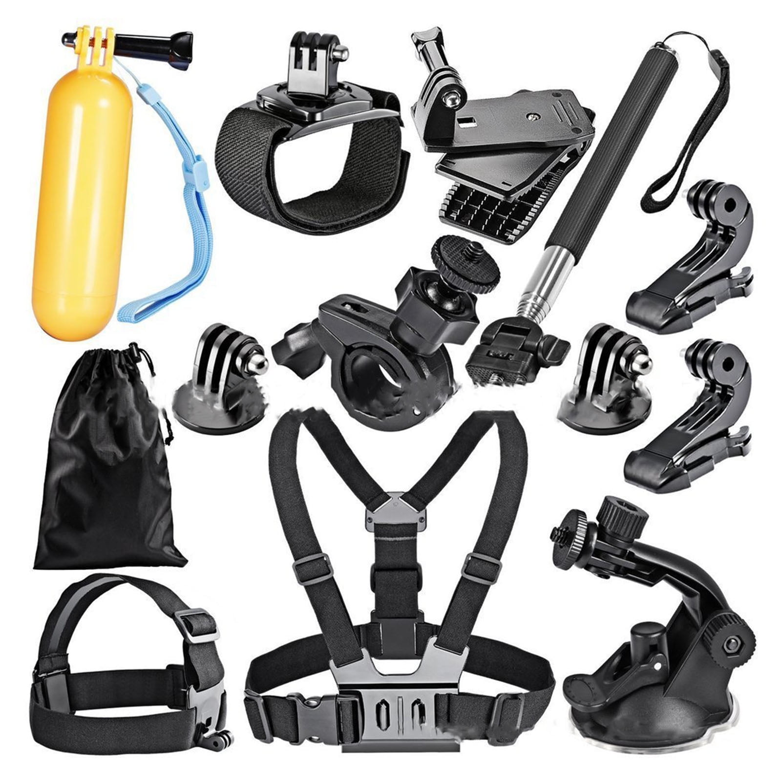 Action Camera Accessories Kit, Car Suction Cup Mount Camera