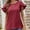 Wine, variant on LADIGASU Women's Round Neck Solid Color Hollow Out Sunscreen Knitted Sweater Cover Up Sleeveless Top