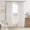 Beige White-50"W x 120"L (Pack of 2), variant on Pinch Pleated Taupe Linen Curta84 Inch Length 2 Panels Set For Living Room Semi Sheer Window Drapes Light Filtering Burlap Flax Pleat Bedroom Curtain Tab 50x84 Inches Burlywood Birch