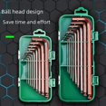 thumbnail image 5 of TuoSen S2 Red-Hardened Medium-Length Ball Head Hex Key Set - 10-Piece Comprehensive Inner Hexagon Wrenches with Versatile Sizes, Durable Material, Compact Storage, Efficient Design for Professional &, 5 of 5