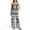 Blue Aztec Tribal, variant on Elephant Palm Tree Leaf Women Summer Outfits Two Piece Sets 2XL
