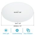 thumbnail image 2 of Unique Bargains Lampshade Diffuser, 13' Diameter with 3/8' Center Hole Round Diffuser, 2 of 7
