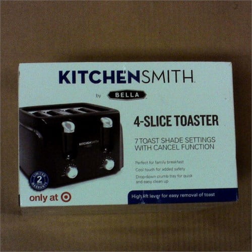 KitchenSmith 4 Slice Toaster Black Walmart Inventory Checker