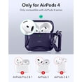 thumbnail image 2 of Funda para AirPods 4 ESR HaloLock Cyber Series con protección contra caídas, 2 of 9