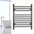 thumbnail image 3 of WarmlyYours Infinity 10 Bar Towel Warmer Black, 3 of 5