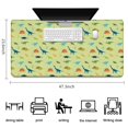 thumbnail image 5 of Long Mouse Pads for Desk,Colorful Cartoon Dinosaurs Plants Desk Mats on Top Of Desks, Desk Mouse Pad Extra Large with 3mm Non-Slip Base and Stitched Edge for Gaming,Work,Home 47.3"x23.6", 5 of 5