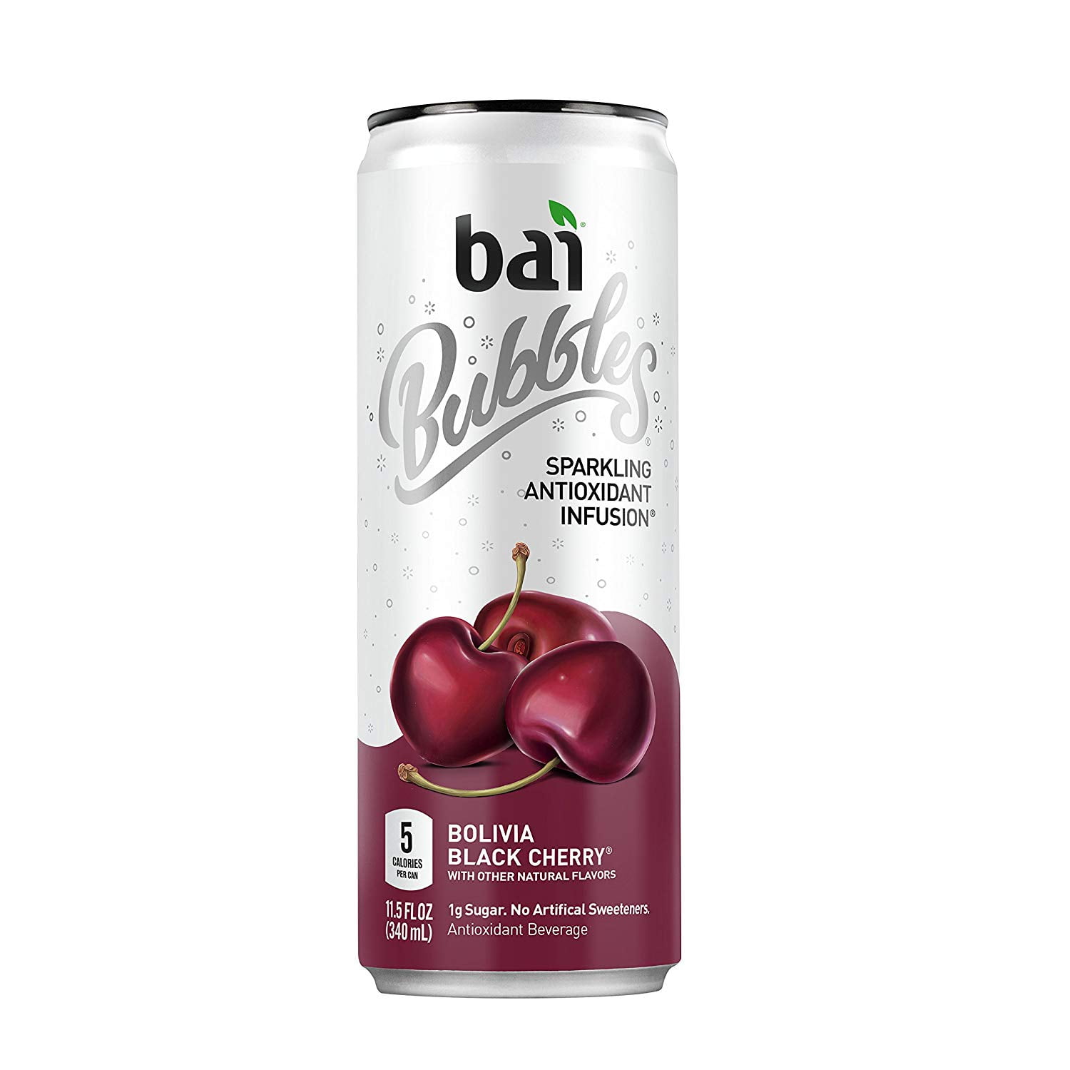 Bai Bubbles, Sparkling Water, Bolivia Black Cherry, Antioxidant Infused