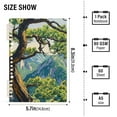 thumbnail image 2 of FORMRS 1-Subject Spiral Notebook 8" x 5" College Ruled 60 Refillable Sheet, 2 Pack, Pine Tree, 2 of 7