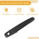 thumbnail image 3 of Manija de Puerta Exterior del Lado del Conductor de Unique Bargains No.55395410AD para Jeep Wrangler 2007-2017 Negro ABS 1 Juego, 3 of 6