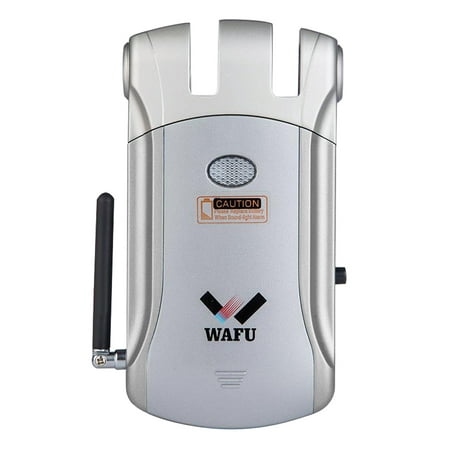 WAFU WF-008U Remote Control Intelligent Electronic Lock Invisible Keyless Entry Door Lock iOS Android APP Unlocking Low Battery Reminder with 4 Remote (Best Birthday Reminder App For Android)