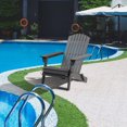 thumbnail image 2 of Chaise Adirondack pliable en acacia gris, 2 of 8