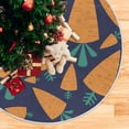 thumbnail image 5 of FMSHPON Carrot Xmas Christmas Tree Skirt Stand Mat for Holiday Party Decoration Indoor Outdoor 48 inches, 5 of 6