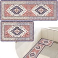 thumbnail image 5 of Kitchen Rugs, Yamaziot Anti Fatigue Standing Mat for Floor, Boho Memory Foam Non Slip Rugs and Runners, Waterproof Laundry Room Sink Rug, 18"x30"+18"x48", 5 of 8