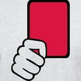 thumbnail image 3 of CafePress - Referee Red Card Light T Shirt - Light T-Shirt - CP, 3 of 4