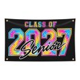 thumbnail image 2 of Class of 2027 Graduation Flags Classroom, Polyester Large Banner Decorations, Easy Hang Store Transport Flag, S*chool Group Celebration Indoor Outdoor Display, 2 of 6