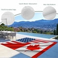 thumbnail image 3 of Red Blue American Flag Outdoor Rug for Patio/Deck/Porch, Non-Slip Large Area Rug 3 x 5 Ft, Modern Maple Leaf Indoor Outdoor Rugs Washable Area Rugs, Reversible Camping Rug Carpet Runner, 3 of 8