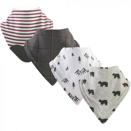 UPC: 0660168930160 | Yoga Sprout Baby Cotton Bandana Bibs 4pk  Mountains  One Size