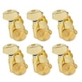 thumbnail image 2 of Guitar Tuner Machine Head, Guitar String Tuning Pegs Practical Gold  For Most Acoustic Guitars And Electric Guitars For Guitar Parts Replacement 3 Left And 3 Right Peg Set,6 Right, 2 of 8