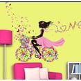 thumbnail image 2 of Vinil Decorativo Infantil Mariposa Adolecentes Niñas H&JESS flores bicicleta, 2 of 3
