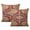Boho Abstract Green-51, variant on Artistic Home Accent: Set of 2, 16x16 Retro Floral Mandala Compass Bohemian Decorative Pillows.