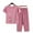 010 Pink, variant on SCSAlgin Womens Pajamas Sets Casual Short Sleeve Tops and Pants Loose Floral Print Soft Sleepwear Lounge Sets